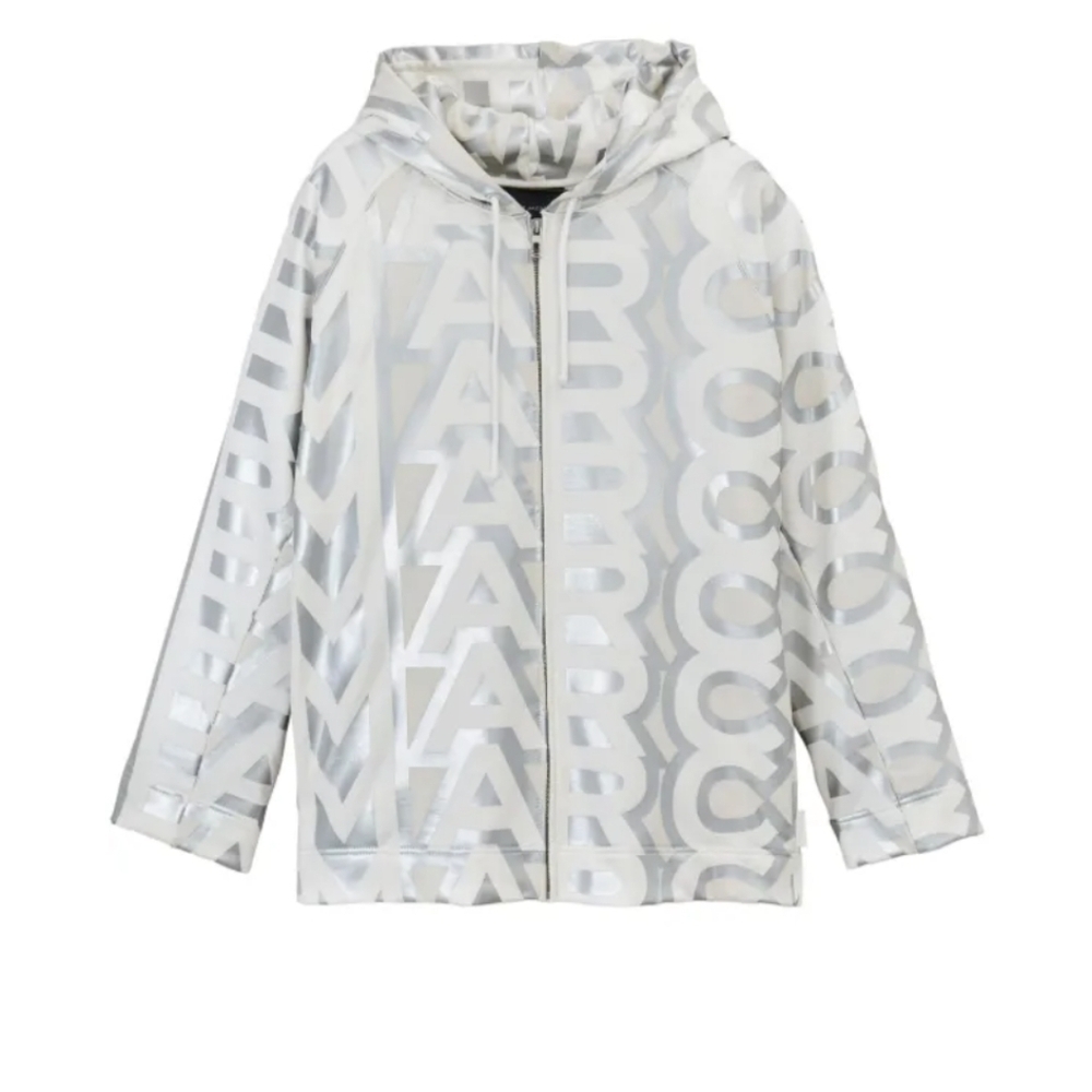 🆕 Marc Jacobs Monogram Zip Hoodie Sz M/L
